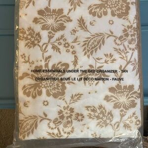 Home Essentials Tan Under Bed Organizer